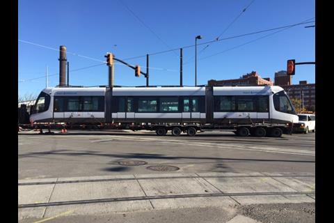 Kansas City received its first tram on November 2.